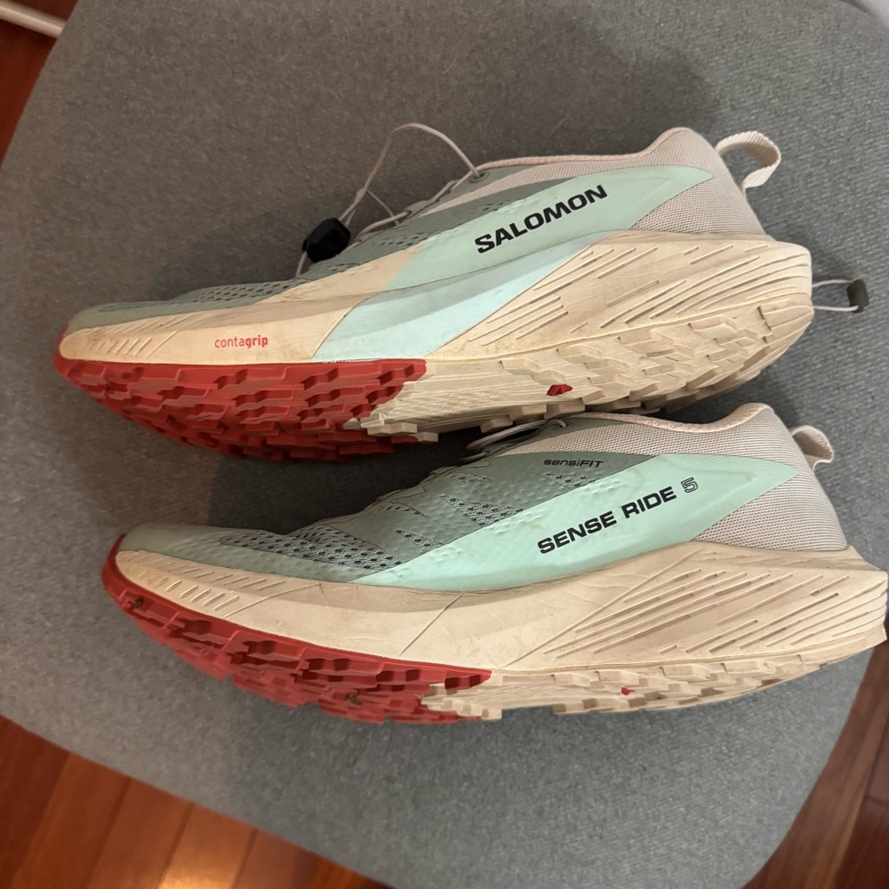Salomon SENSE RIDE 5 W Lily/Rainy Day/Bleach - Picture 2 of 6